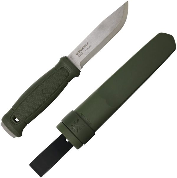 Mora Garberg Fixed Blade - Green Handle Scandi Grind