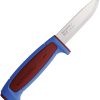Mora Basic 546 Fixed Blade - Stainless Red/Blue