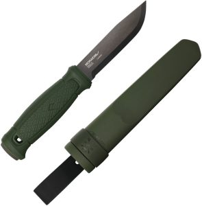 Mora Garberg Fixed Blade - DLC Carbon Steel Green