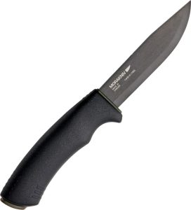 Mora Bushcraft Black Carbon Steel Fixed Blade Knife