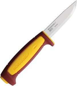 Mora Basic 511 Carbon Steel Fixed Blade - Dala Red/Yellow