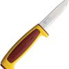 Mora Basic 546 Stainless Steel Fixed Blade - Dala Red/Yellow
