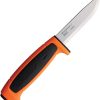 Mora Basic 511 Carbon Steel Fixed Blade - Orange/Black