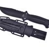 Frost Cutlery Fixed Blade Black Survival - 5.25in