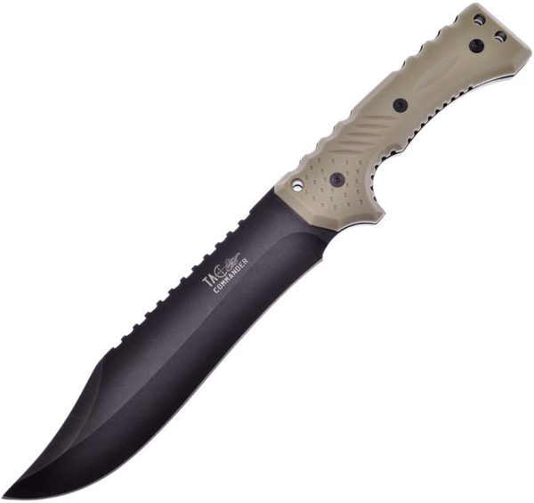 Frost Cutlery Guardsman Bowie Sawback Sand Handle