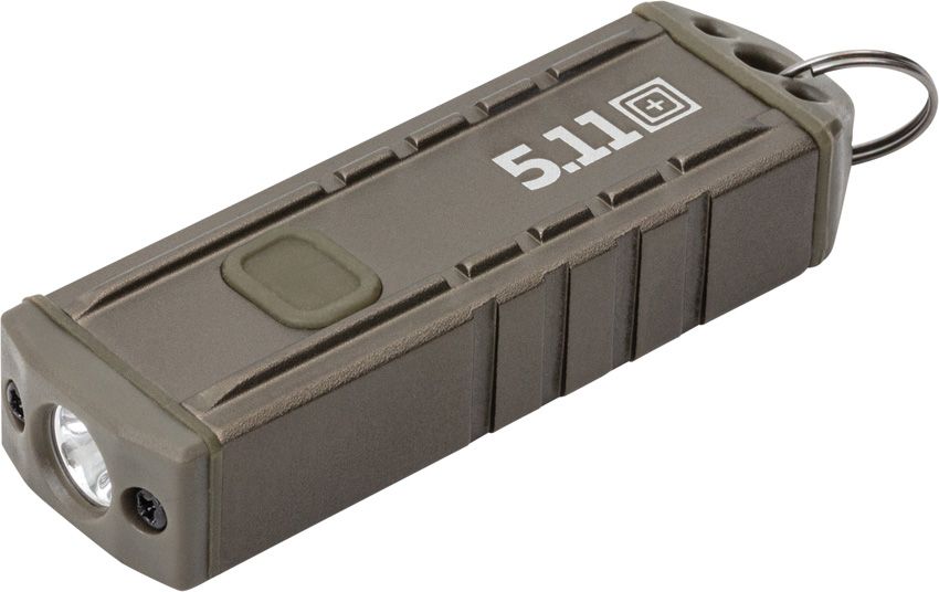5.11 Tactical Deploy Keychain Flashlight Green Rechargeable USB-C