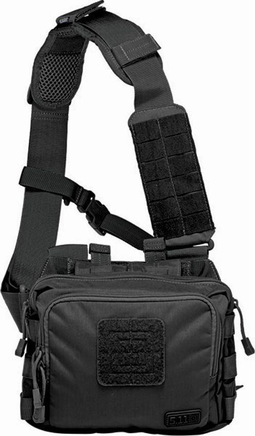 FTL56180.jpg 5.11 Tactical 2 Banger Bag Black Magazine Pouch