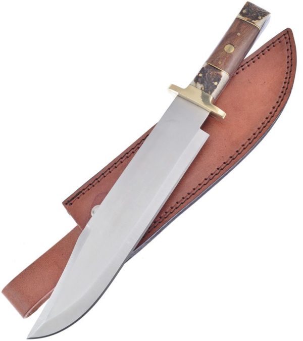 Frost Cutlery Bowie Stag Bone Walnut Handle