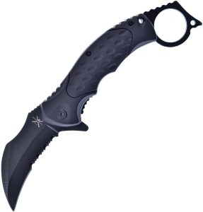 Frost Cutlery Black Raven Linerlock Assisted