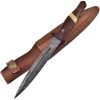 Frost Cutlery Dagger Rosewood Damascus Blade