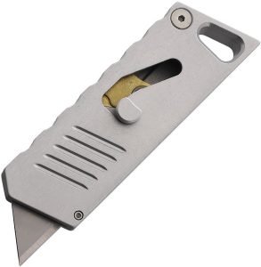 Focus Works EDC Bob The Boxcutter Raw Aluminum Utility Knife