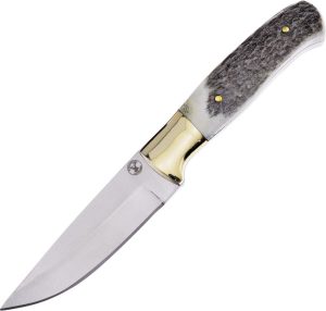 Frost Cutlery Whitetail Fixed Blade Stainless Deer Stag 8.13"