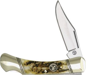 FWT547RMS.jpg Frost Cutlery Whitetail Warrior Lockback Rocky Mountain Stag