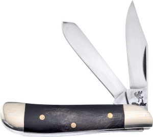 Frost Cutlery Dog Leg Trapper Buffalo Horn