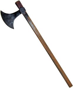 India Made Frankish Axe 33.75" Carbon Steel Wood Handle
