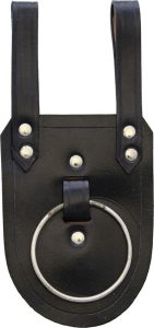 Factory X Axe Frog Black Leather Belt Sheath