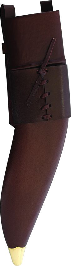 India Made Khukri Machete 13.25" Satin Blade Fixed Blade Knife