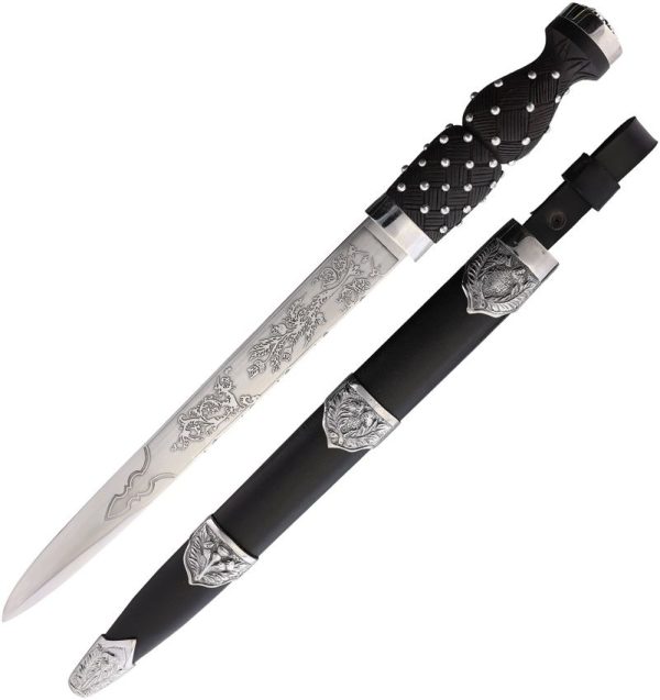 India Made Scottish Dirk Dagger 12" Stainless Fixed Blade