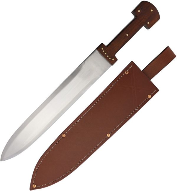 India Made Roman Dagger 14.5" Satin Blade Fixed Knife