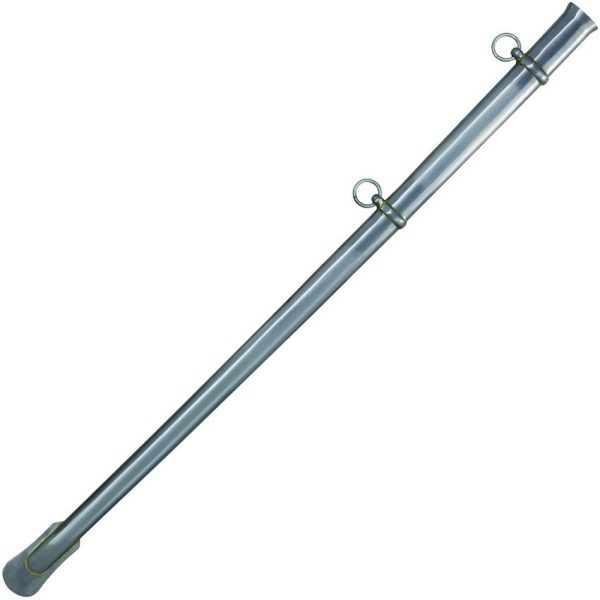 India Made Sword 34" Carbon Steel Blade Brass Handle Fixed