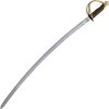 India Made Confederate Cavalry Sword 35" Carbon Steel Fixed Blade