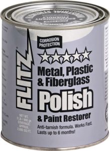 Flitz Polish Quart Can Metal Cleaner Brass Copper Chrome Stainless