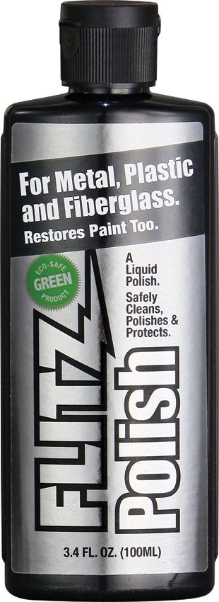 Flitz Liquid Polish 3.4oz Metal Cleaner Flip-Top