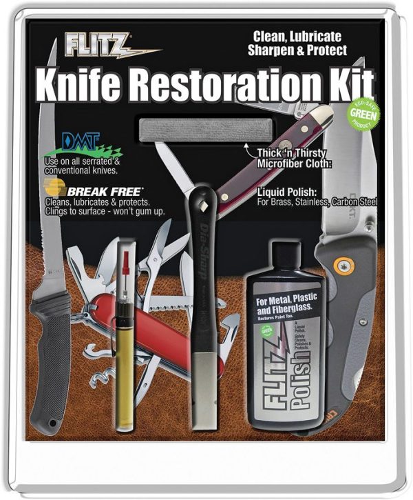 Flitz Knife Restoration Kit - Polish & Sharpener