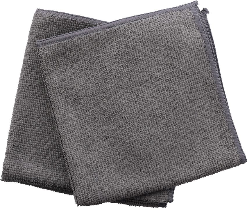 Flitz Microfiber Towel 12x12 Gray 2 pk