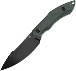 Tenable Knives Luccio Fixed Blade Green 14C28N Stainless
