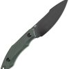Tenable Knives Luccio Fixed Blade Green 14C28N Stainless