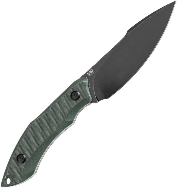 Tenable Knives Luccio Fixed Blade Green 14C28N Stainless