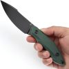 Tenable Knives Luccio Fixed Blade Green 14C28N Stainless