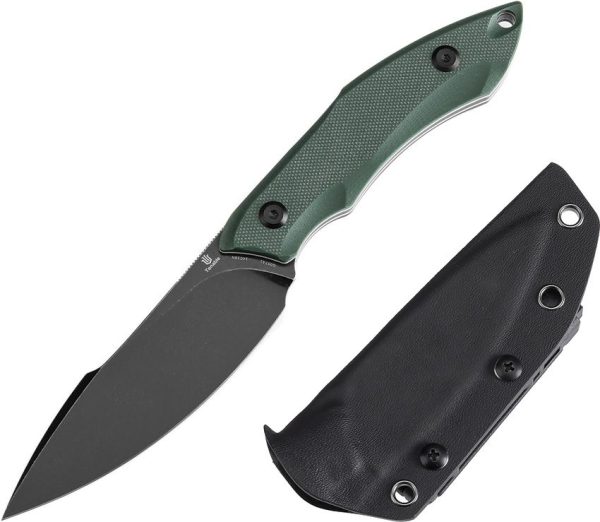 Tenable Knives Luccio Fixed Blade Green 14C28N Stainless