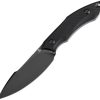 Tenable Knives Luccio Fixed Blade 14C28N Stainless Black G10