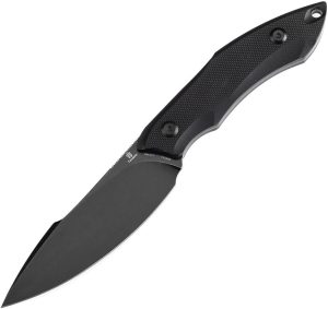 Tenable Knives Luccio Fixed Blade 14C28N Stainless Black G10