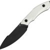 Tenable Luccio Fixed Blade White 14C28N Stainless EDC Knife