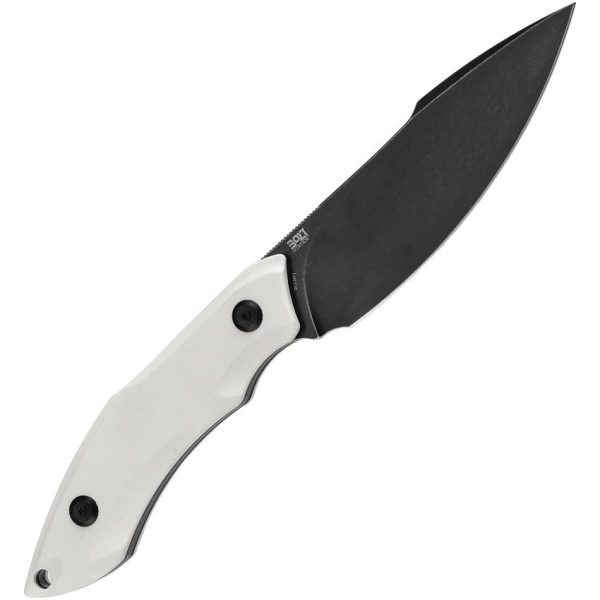Tenable Luccio Fixed Blade White 14C28N Stainless EDC Knife