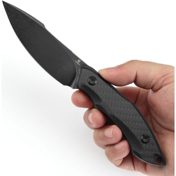 Tenable Luccio Fixed Blade 14C28N Stainless G10 Carbon Fiber
