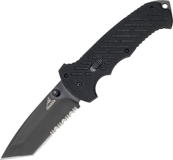Gerber FAST Clip Folder Black G10 Tanto Blade