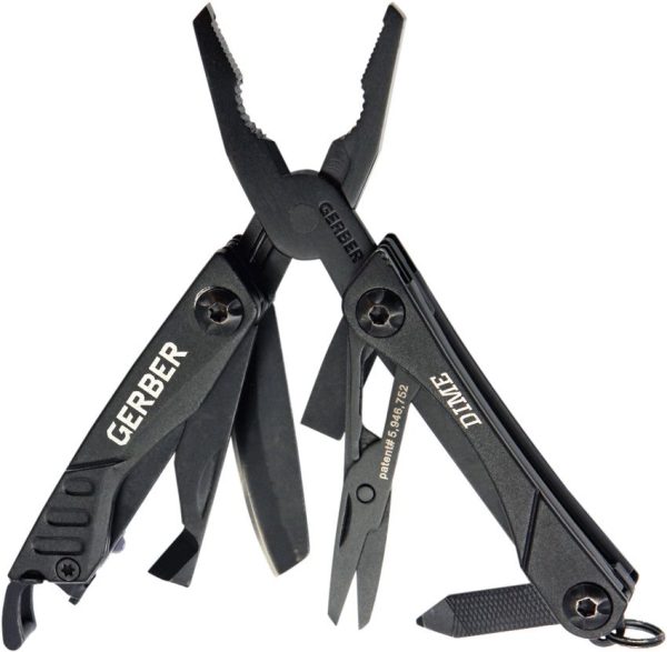 Gerber Dime Micro Multi-Tool Black Keyring
