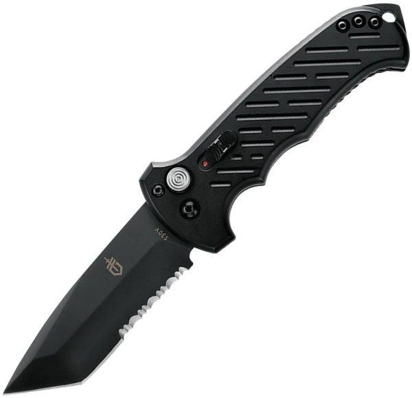 Gerber Auto 06 Button Lock Tanto SE - Black