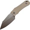 Tenable Loki Fixed Blade Sand G10 - D2 Wharncliffe