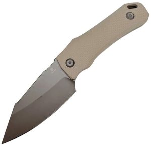 Tenable Loki Fixed Blade Sand G10 - D2 Wharncliffe