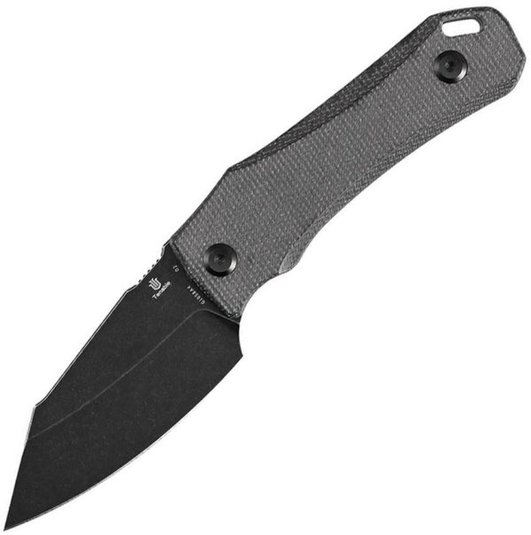 Tenable Loki Fixed Blade Black Micarta - D2 Stonewash