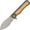 Gerber Confidant Linerlock 3.5" Stonewash Folding Knife OD Green