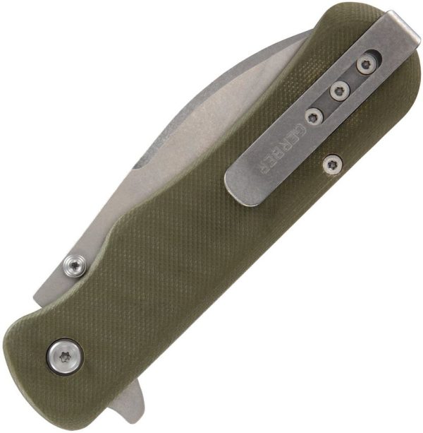Gerber Confidant Linerlock OD Green G10 Folding Knife