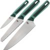 Gerber CompIEAT Knife Set 3pc - Satin 4116 Stainless