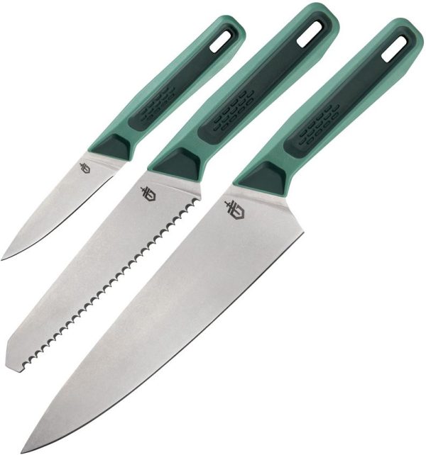 Gerber CompIEAT Knife Set 3pc - Satin 4116 Stainless