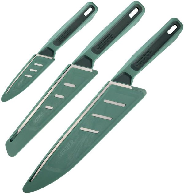 Gerber CompIEAT Knife Set 3pc - Satin 4116 Stainless